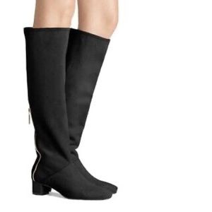 NWB Stuart Weitzman Shrimpton Knee High Boots Suede Leather Sz 7